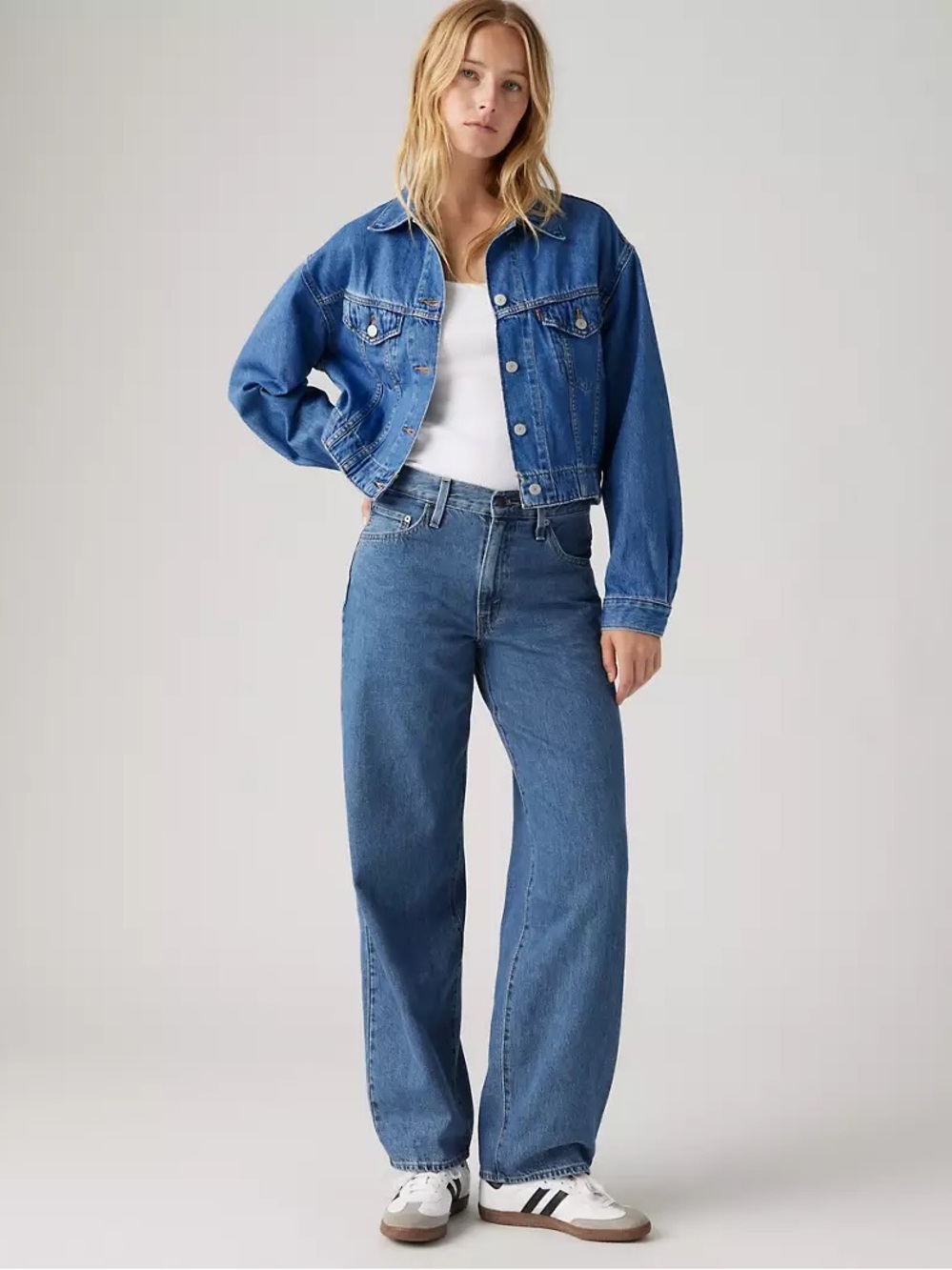 Levi's Premium Baggy Dad Mid-rise Medium Wash Size 31W 30 I